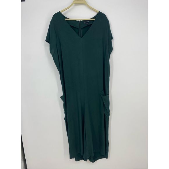 Universal Standard Kia Cupro Jumpsuit Lagenlook Slouch Green Size 14-16 - Picture 4 of 12